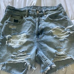 American Eagle High Waist Jean Shorts